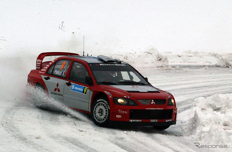 【三菱WRC】サスペンションに改良…ランサーWRC04