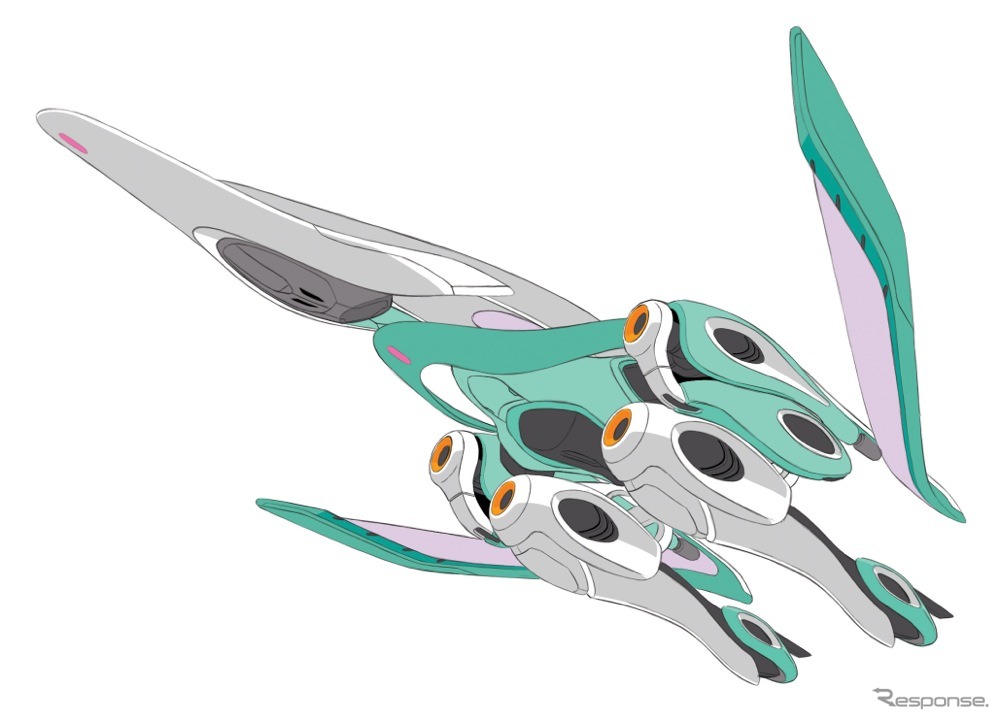 「ウォクス・アウラ」日産自動車 大須田貴士氏によるデザイン画