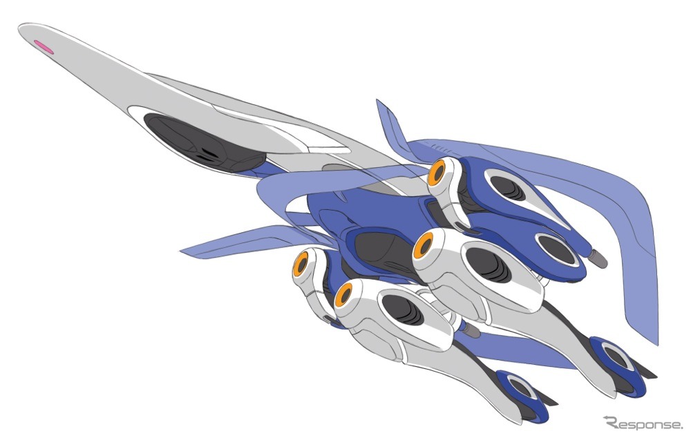 「ウォクス・リンファ」日産自動車 大須田貴士氏によるデザイン画