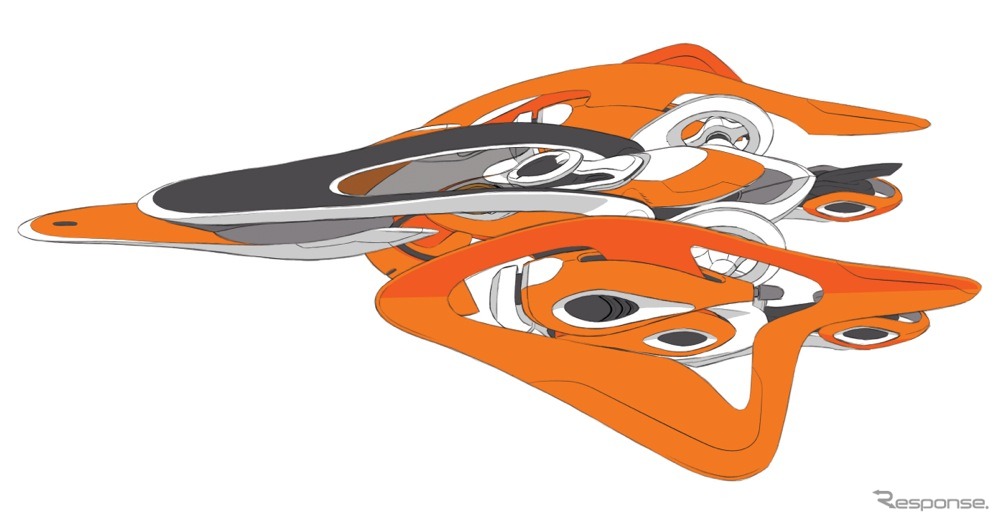 「ウォクス・イグニス」日産自動車 大須田貴士氏によるデザイン画