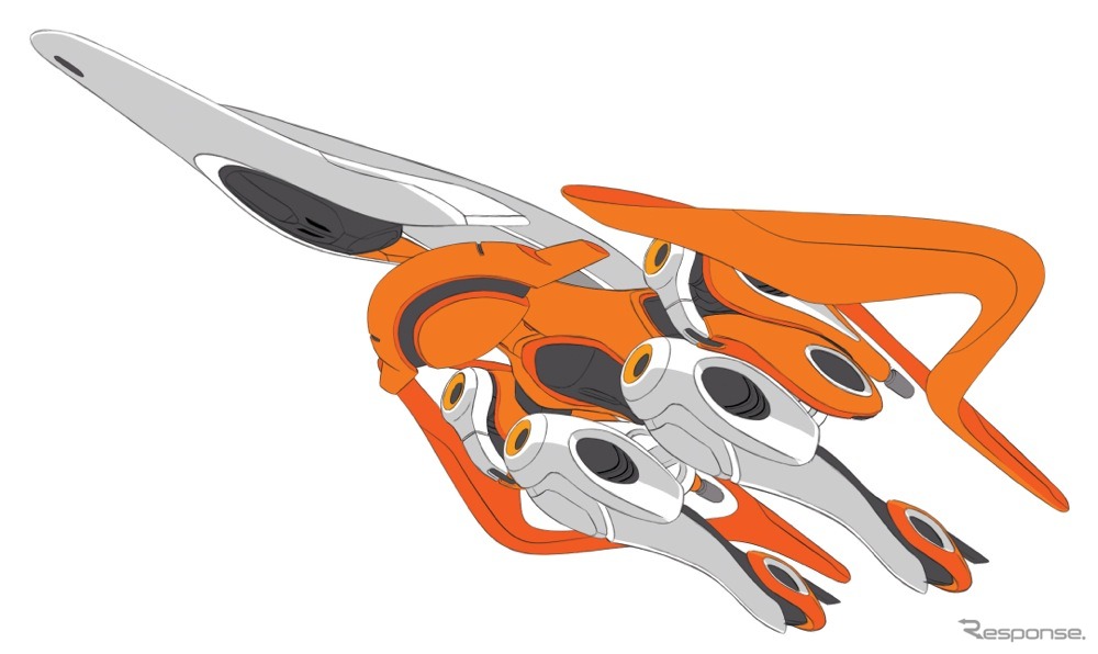 「ウォクス・イグニス」日産自動車 大須田貴士氏によるデザイン画