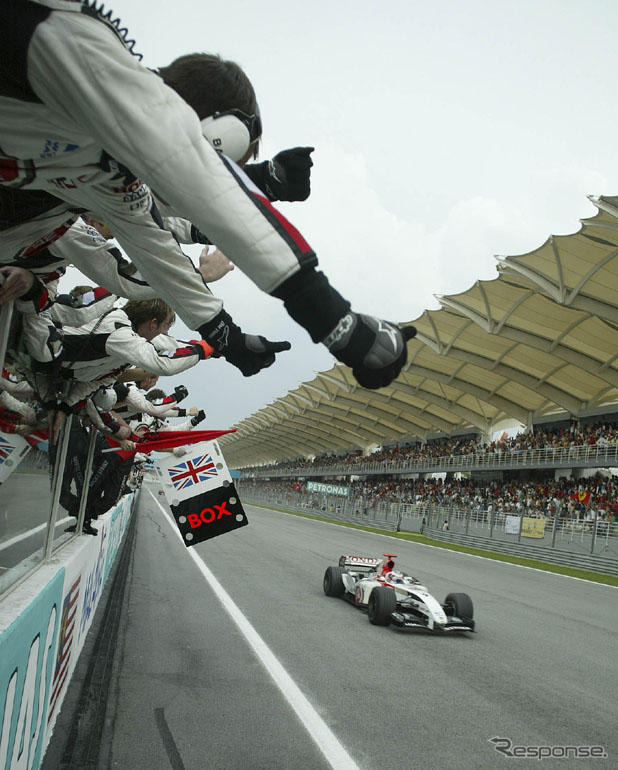 【ホンダF1写真蔵】マレーシアGP・3位入賞!!