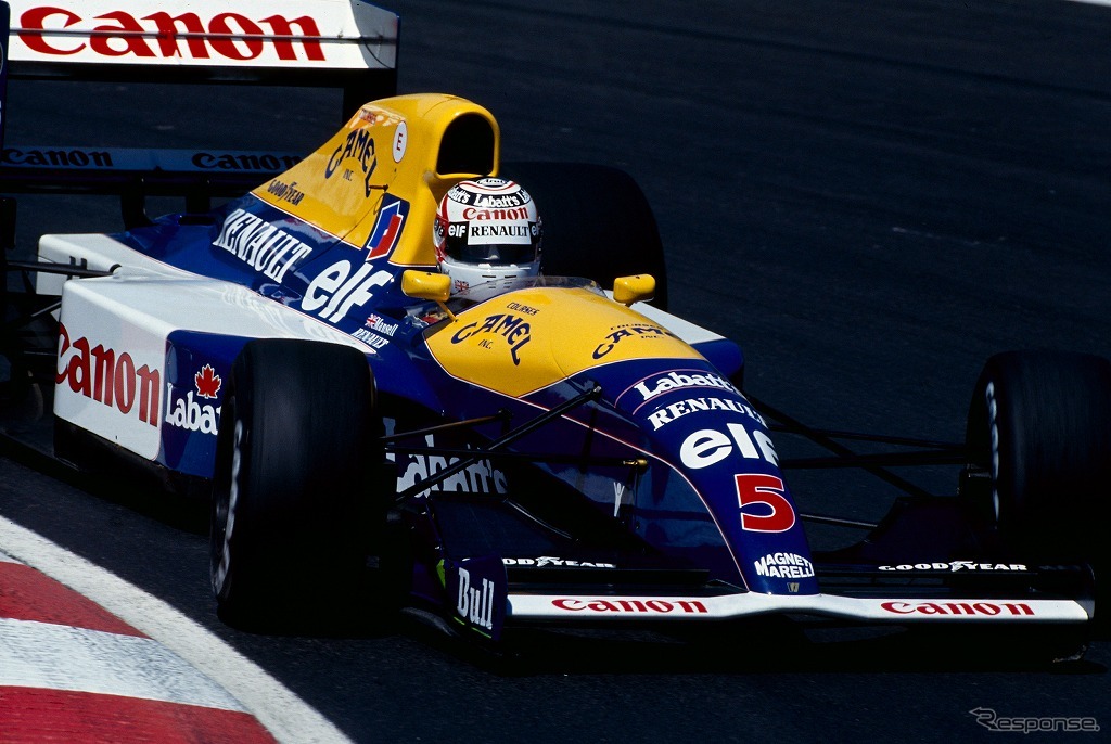 1991年、ナイジェル・マンセルが操るルノーF1