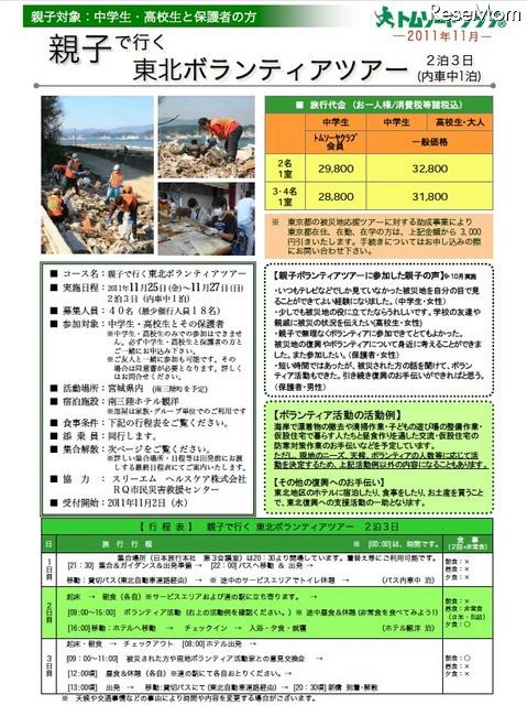 親子で行く東北ボランティアツアー