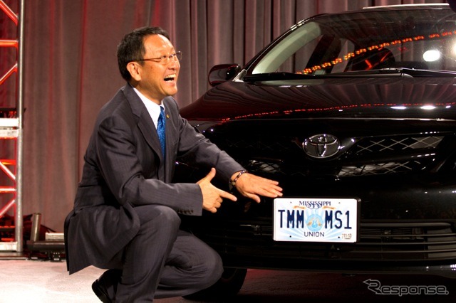 ミシシッピ工場ラインオフ式典