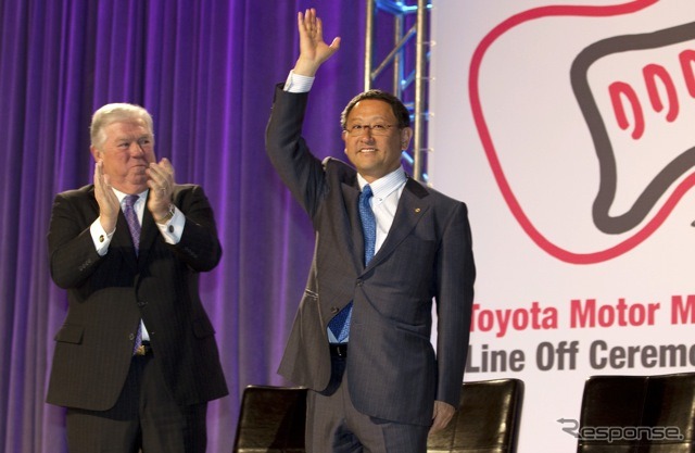 ミシシッピ工場ラインオフ式典