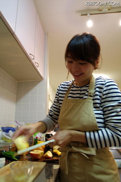 「早く食べたいっ」おいしそうなにおいに思わず顔もニヤける