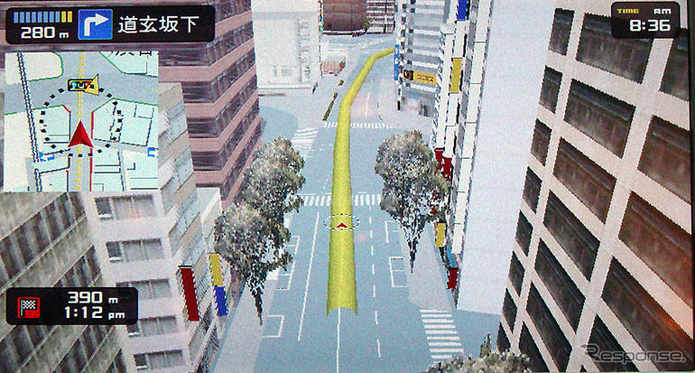 【ソニー『XYZ』】自慢は3D描画…モーションストリートガイド