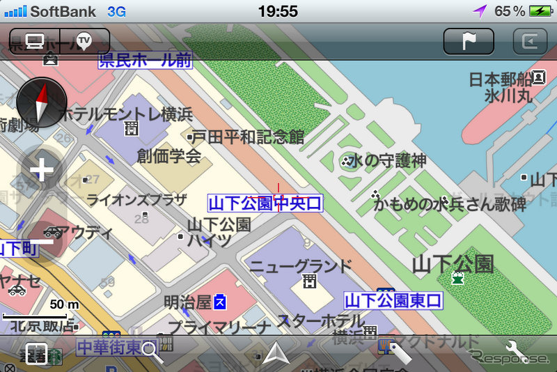 インクリメントP「MapFan for iPhone Ver.1.5」