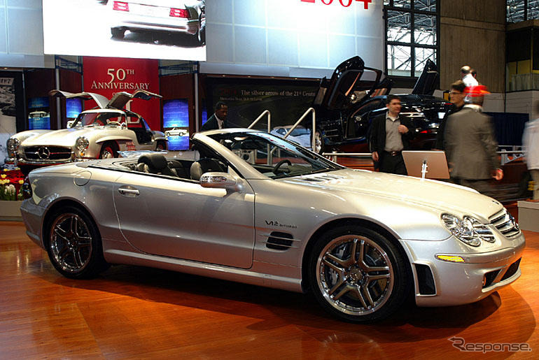 【ニューヨークモーターショー04】ついにメルセデスベンツ『SL65AMG』