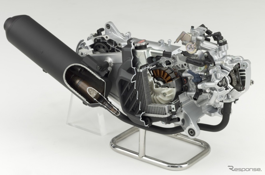 ホンダが開発したスクーター用新型125ccエンジンの概要
