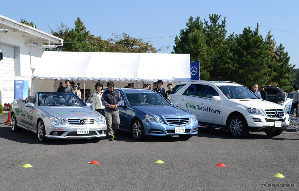 クリーンディーゼルの例（写真：クリーンディーゼル実車体験試乗会）