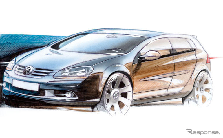 【新型VWゴルフ】写真蔵…「ゴルフ」アイコンのデザイン