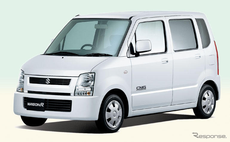 スズキ・ワゴンR、圧縮天然ガスCNG車を設定