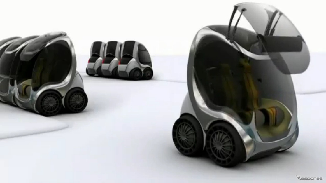 折りたためる小型EV、Hiriko