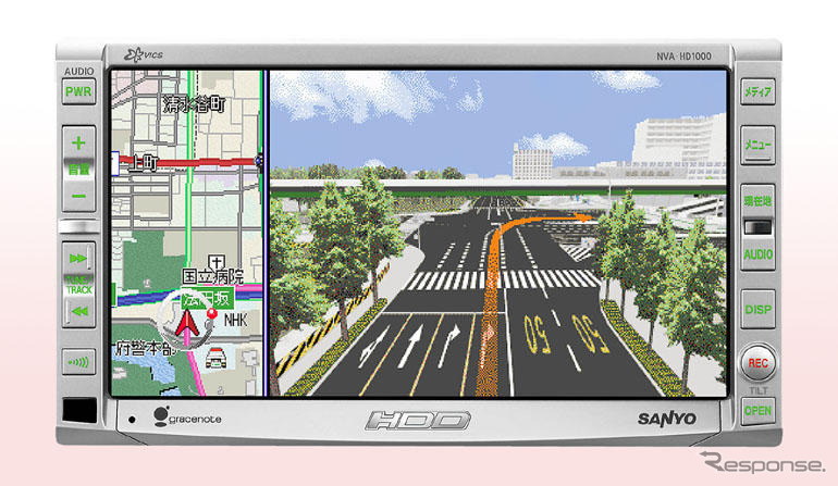 三洋電機、AV一体型ナビの新製品を7月に発売