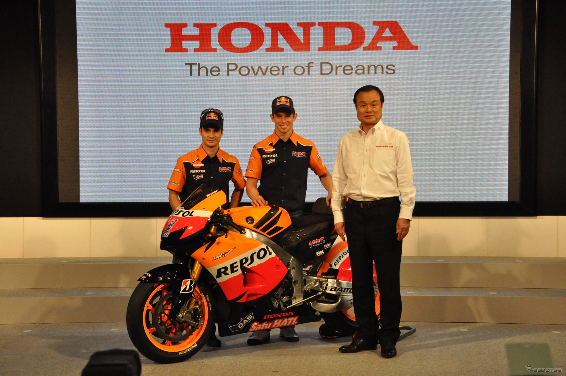 ［ホンダ モータースポーツ 2012］伊東社長「2輪レース、世界GPで三冠目指す」