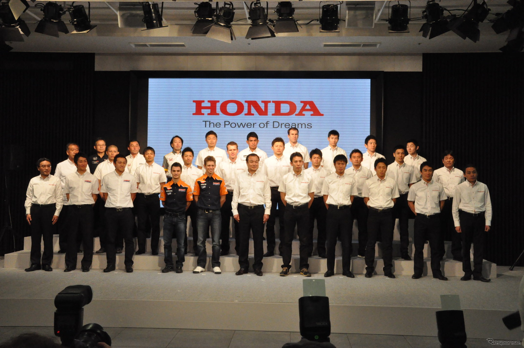 ［ホンダ モータースポーツ 2012］伊東社長「2輪レース、世界GPで三冠目指す」