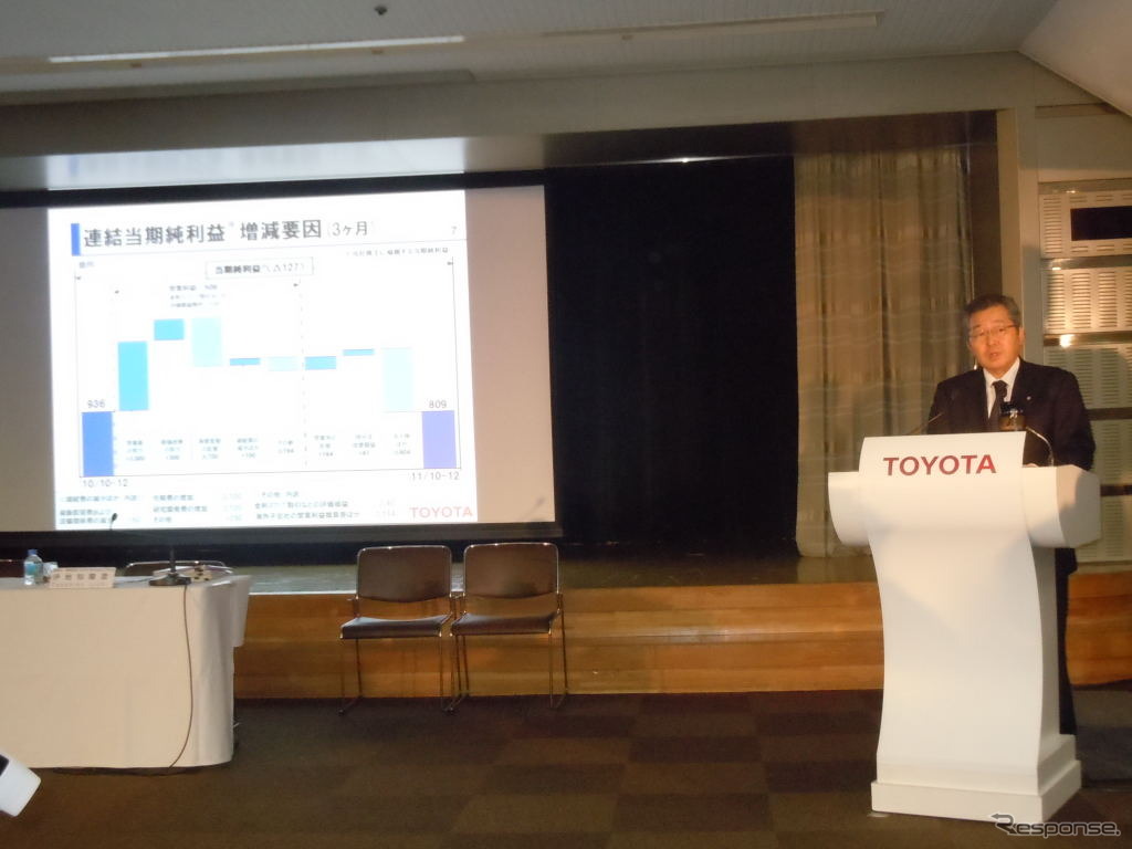 トヨタ自動車決算会見