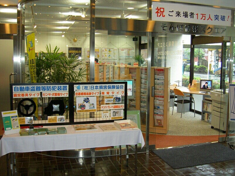 「自動車盗難」と「車上ねらい」に関する展示