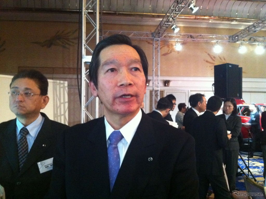 マツダ・中峯勇二取締役専務執行役員