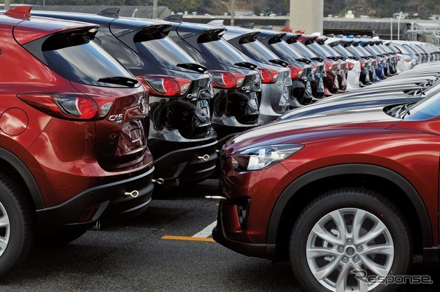 マツダ CX-5 船積み