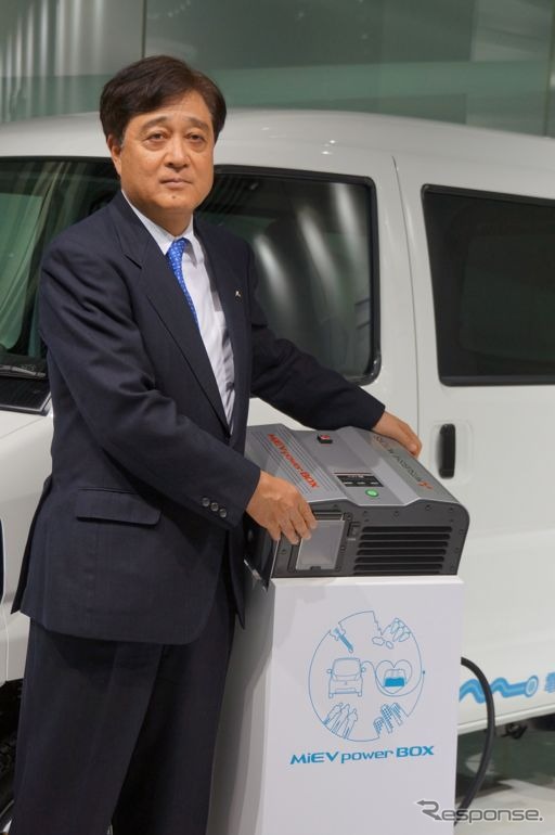 【三菱 MiEVパワーボックス】益子社長「震災1年以内の商品化にこだわった」