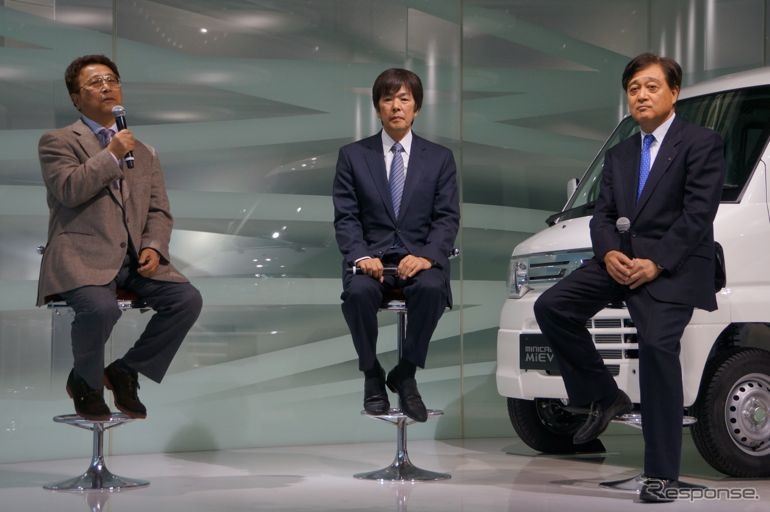 三菱自動車MiEVパワーボックス発表会