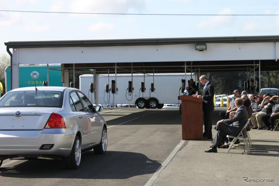 米国CODAオートモーティブの初の量産EV、コーダセダン