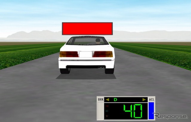 ホンダ リハビリソフト画面（選択反応検査）