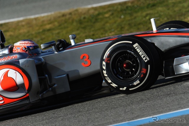 バトン（マクラーレン。2月8日、ヘレス・テスト）