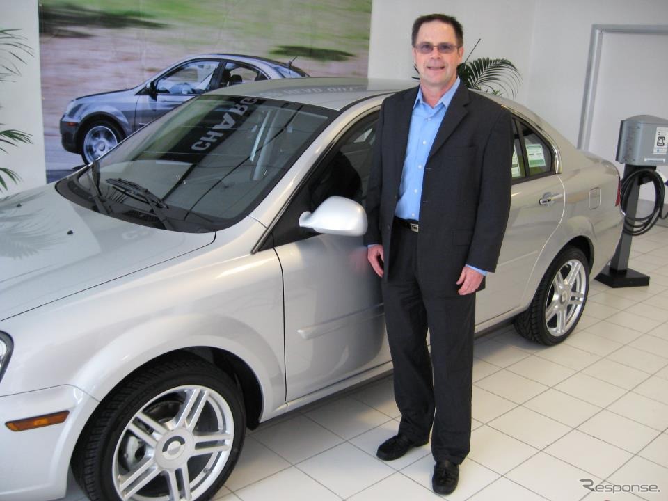 米EVベンチャー、CODAオートモーティブのEV、コーダ セダンの第1号車納車式