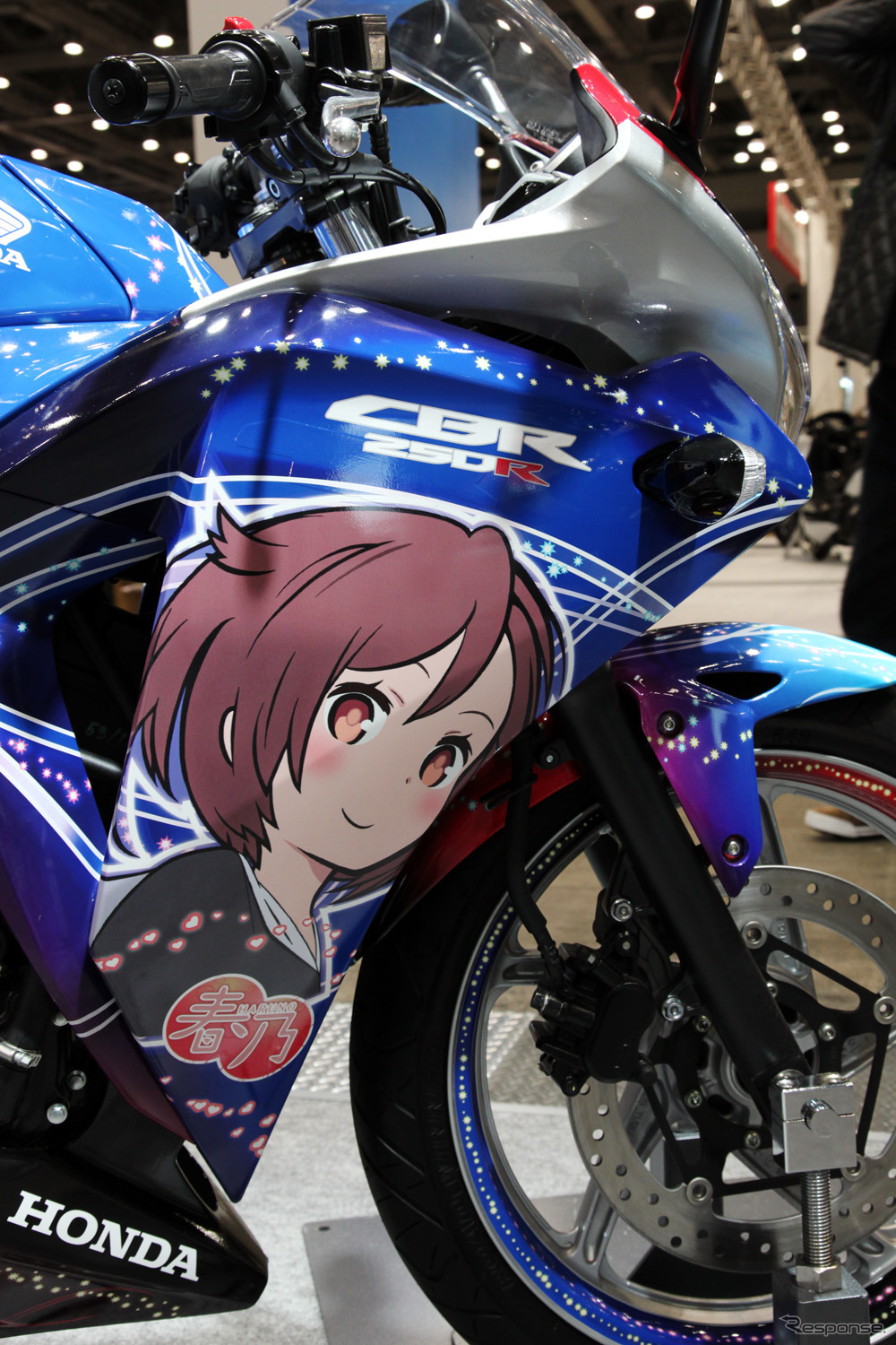 ホンダCBR250Rわんおふ仕様（東京モーターサイクルショー12）