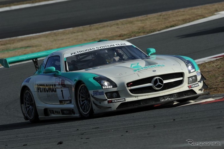 優勝したPETRONAS SYNTIUM SLS AMG GT3（#1F.Hairuman/D.Aug/谷口信輝組）