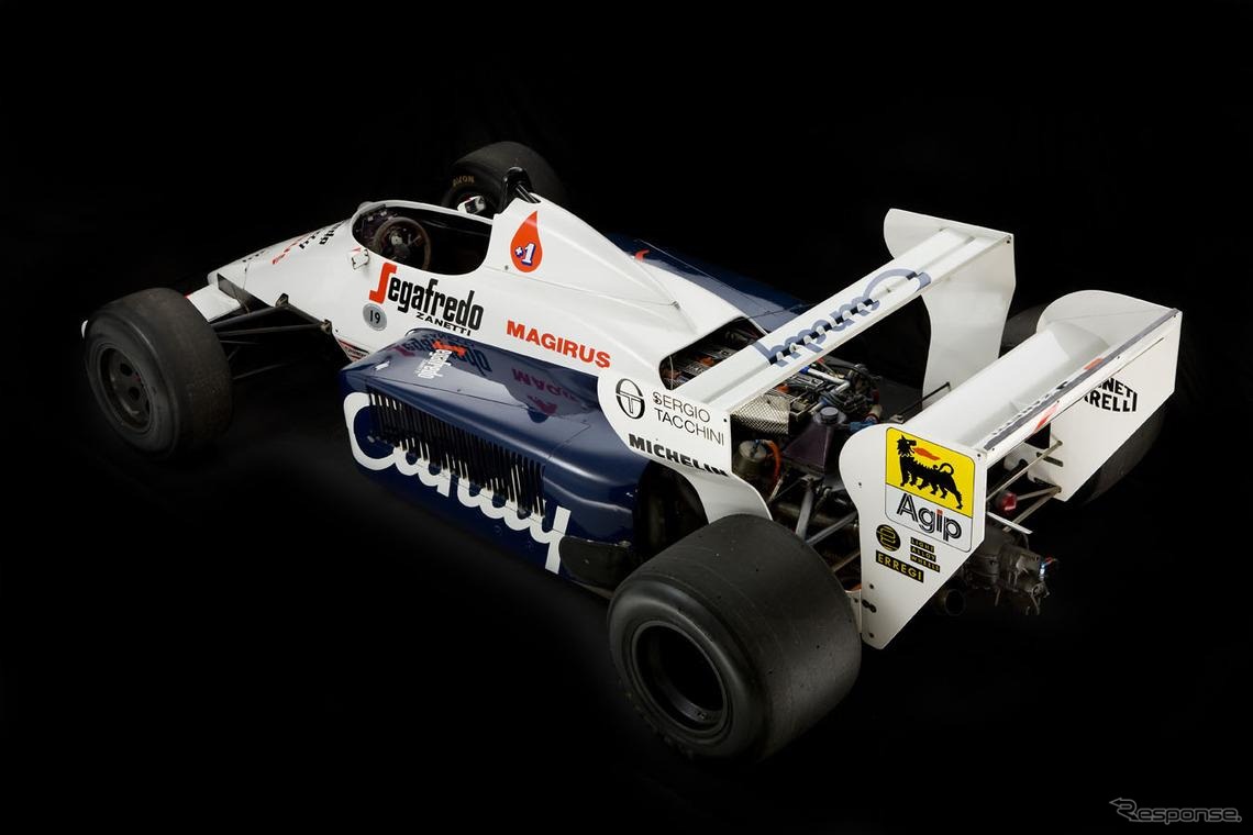 アイルトン・セナが1984年、F1デビューの年に乗ったF1マシン、トールマンTG184-2