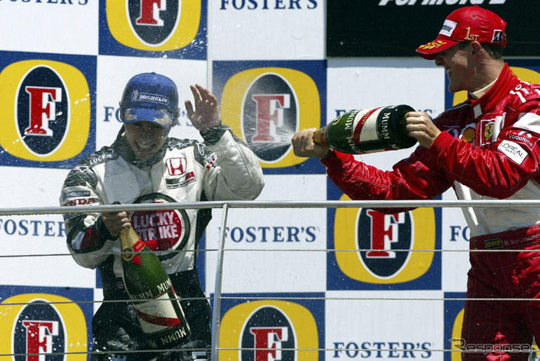 【ホンダF1】シューマッハ…佐藤琢磨の表彰台は優勝に値する