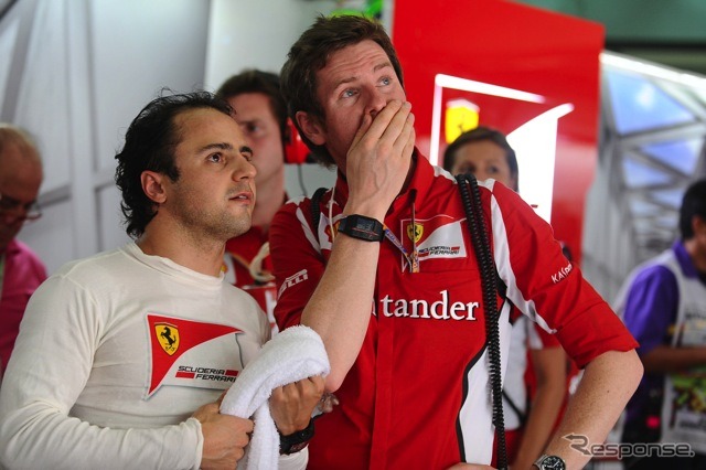 マッサ（フェラーリ。3月24日、F1マレーシアGP）