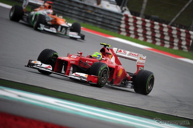 マッサ（フェラーリ。3月25日、F1マレーシアGP）