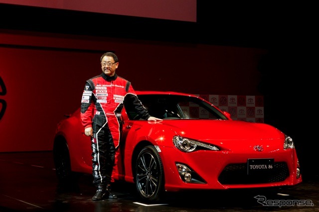 トヨタ豊田社長（2012年2月、86発表会）