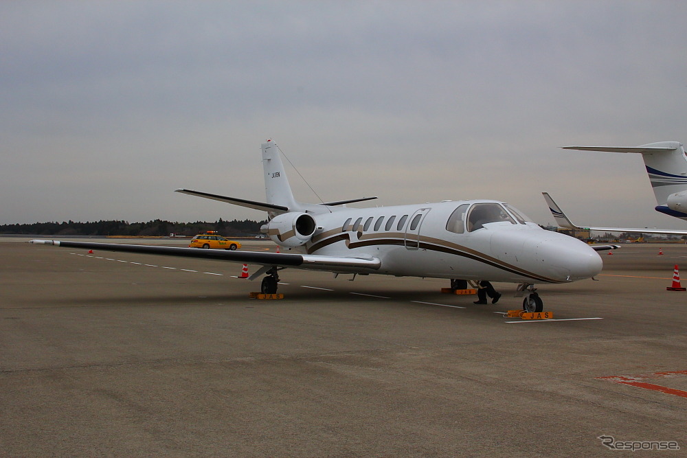 中日本航空（愛知）のセスナ560（サイテーション）