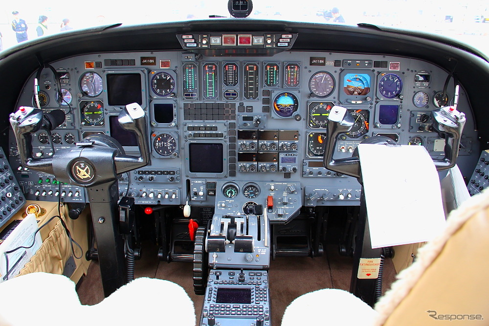 中日本航空（愛知）のセスナ560（サイテーション）