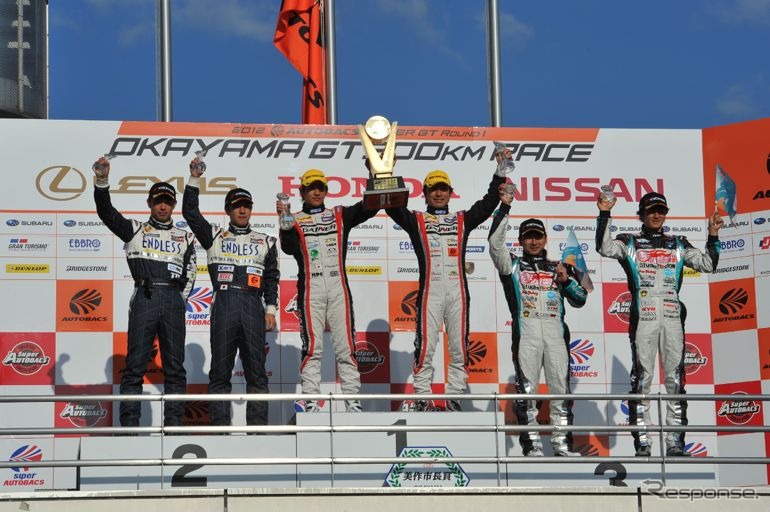 【SUPER GT 第1戦】決勝…GT300優勝はアウディ、BRZとプリウスはリタイア