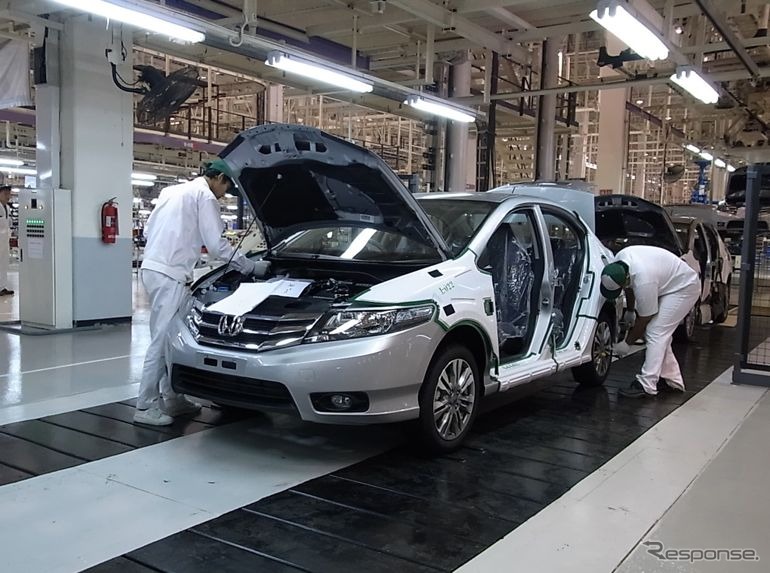 ホンダ、タイ自然災害基金の設立を発表…生産再開式典