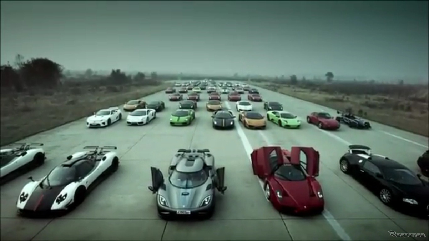 中国のスポーツカーオーナーズクラブ、SCCが制作した会員のスーパーカーによるイメージ映像