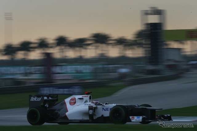 小林可夢偉（ザウバー、F1マレーシアGP）