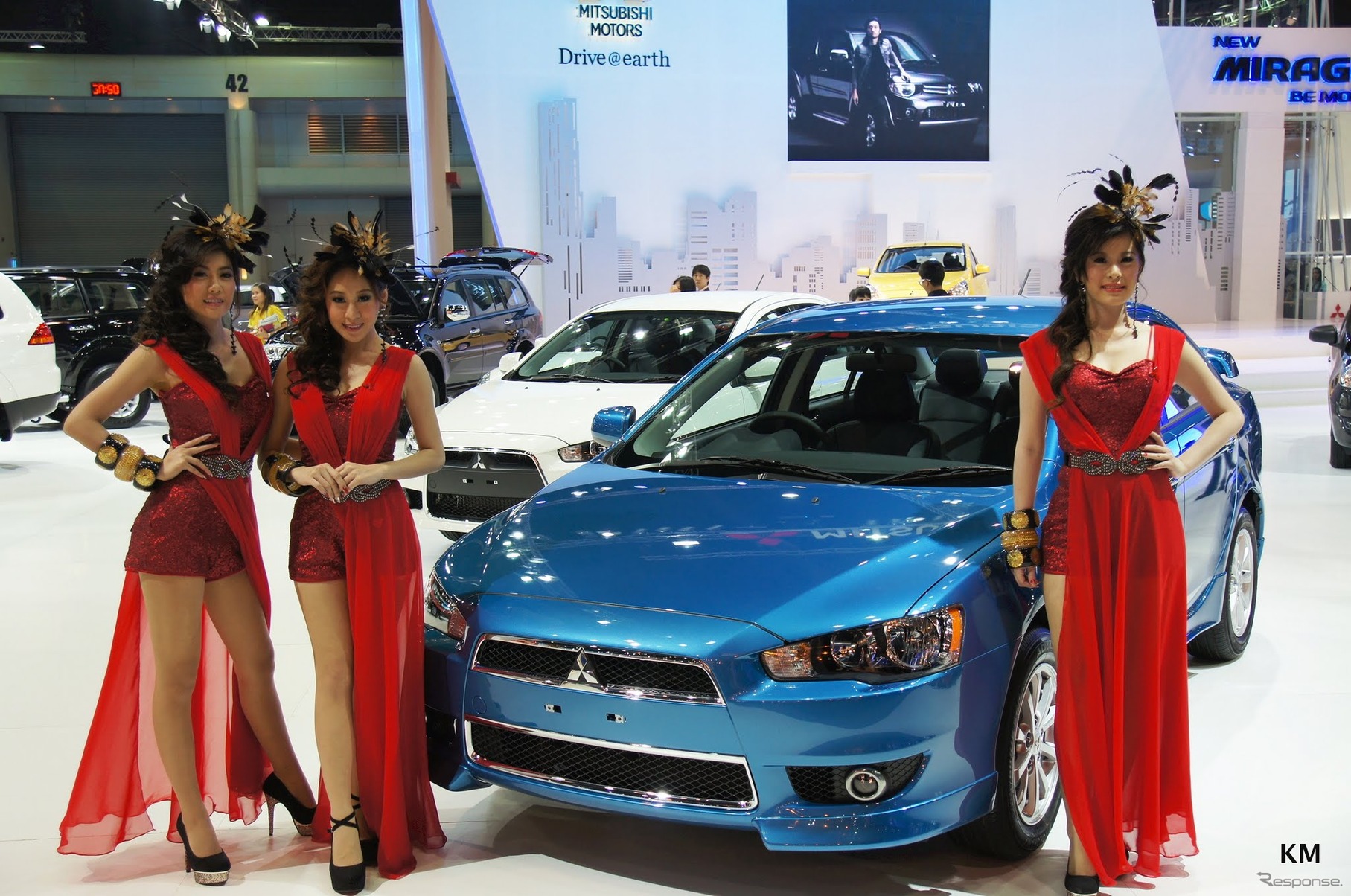 三菱 ブース（バンコクモーターショー12）