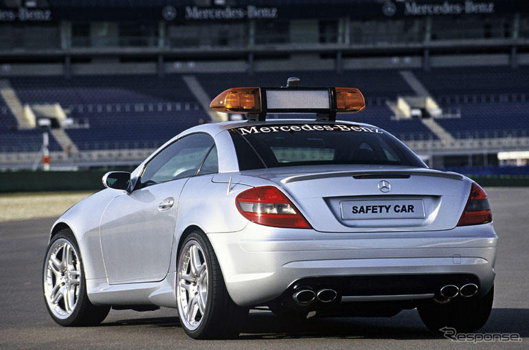 メルセデスベンツSLK55AMGのセーフティカー…イギリスGP