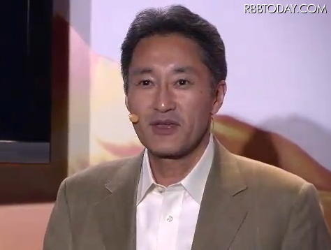 ソニーの社長兼CEO、平井一夫氏。テレビ事業の赤字脱却を目指す