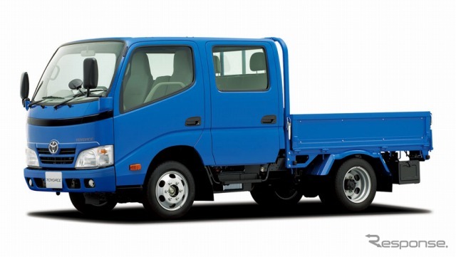 トヨタ トヨエースカーゴ ダブルキャブ・ロングデッキ・フルジャストロー