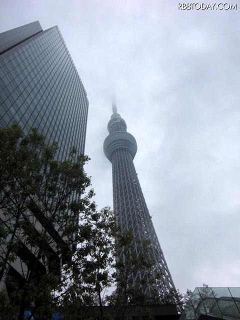 東京スカイツリー（5月22日、開業初日）